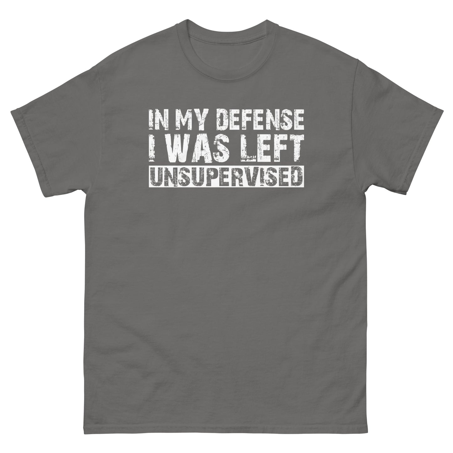 In My Defence | Men's T Shirt - Charcoal - T-Shirts Online