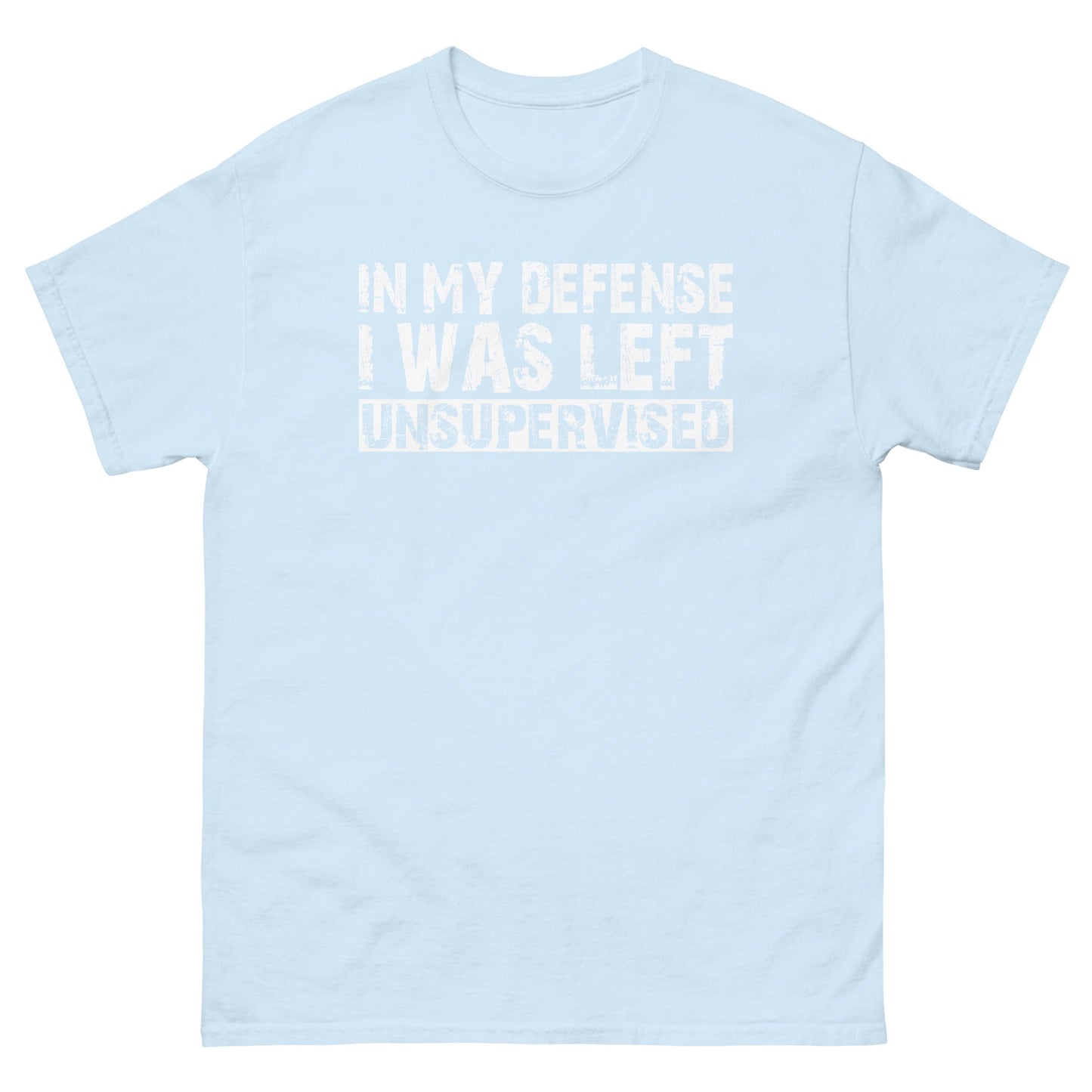 In My Defence | Men's T Shirt - Light Blue - T-Shirts Online