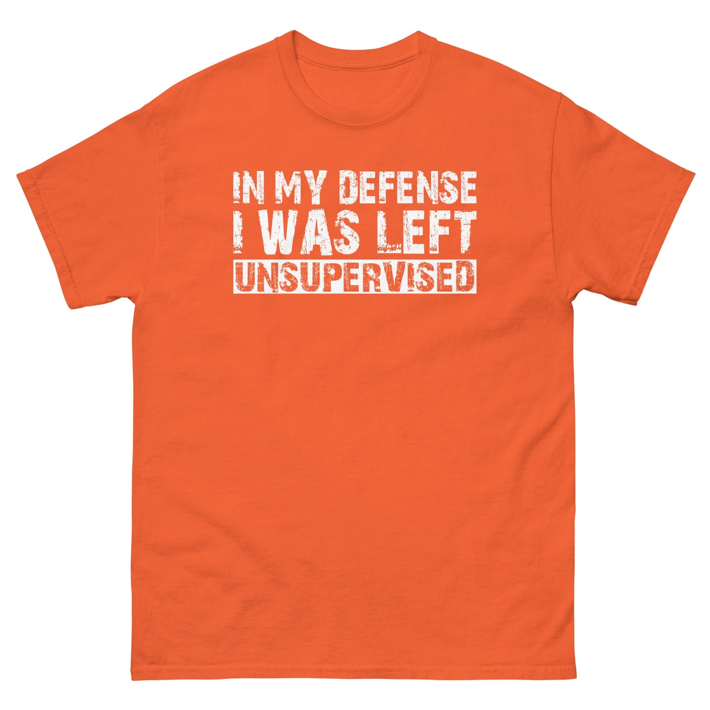 In My Defence | Men's T Shirt - Orange - T-Shirts Online