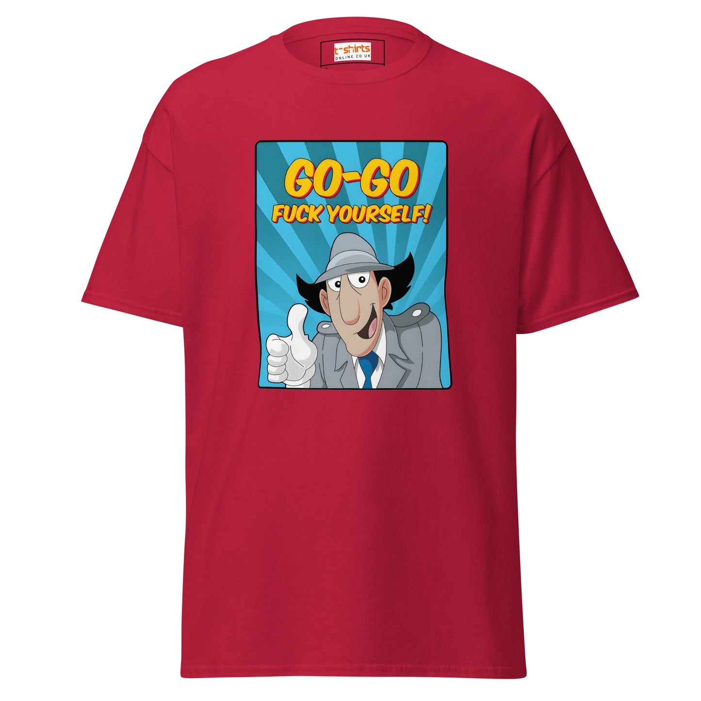 Inspector Gadget | Go Go f#ck Yourself T-Shirt - Cardinal - T-Shirts Online