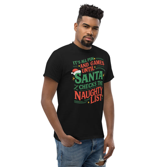 It's All Fun and Games | Christmas T-Shirt - Black - T-Shirts Online