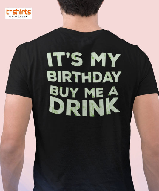 It’s My Birthday T-Shirt – Funny Party Drinking Tee - Maroon - T-Shirts Online