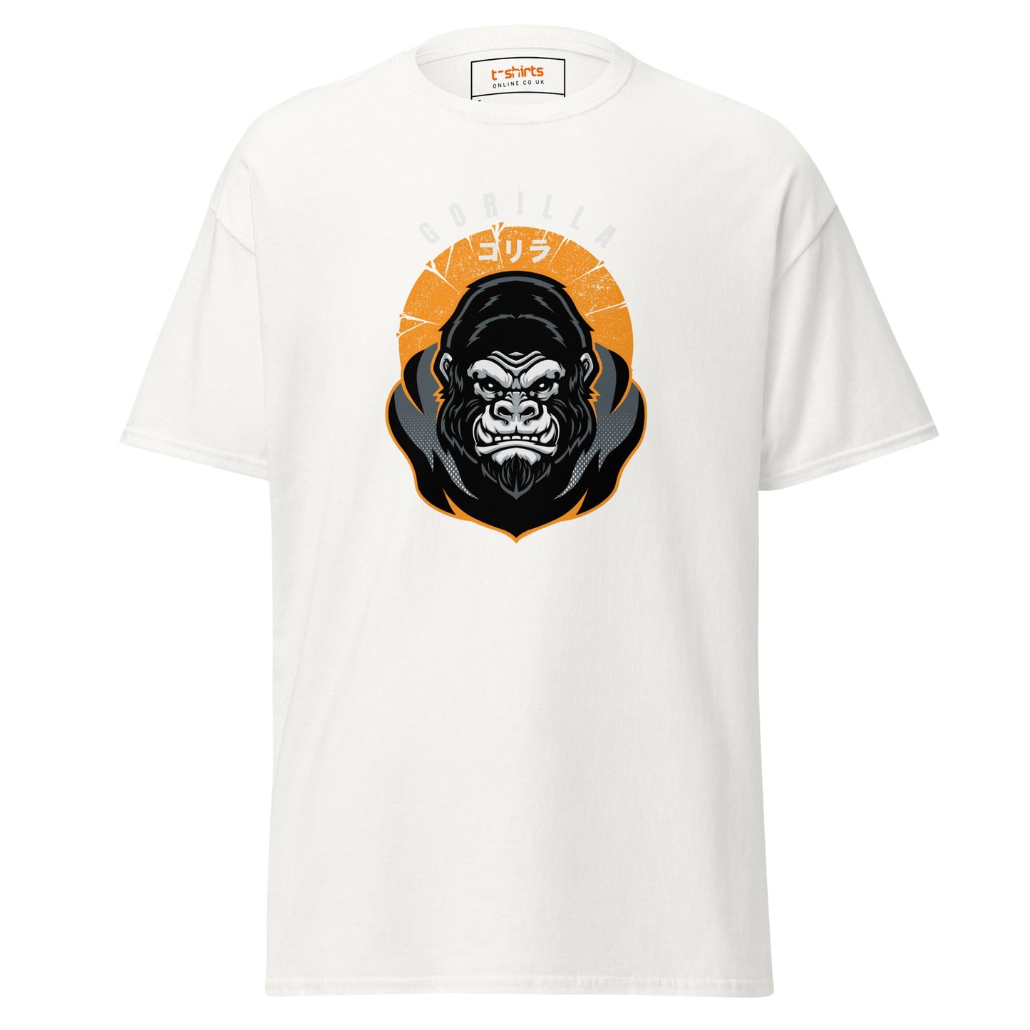 Japanese Gorilla | Gorilla T-Shirt - White - T-Shirts Online