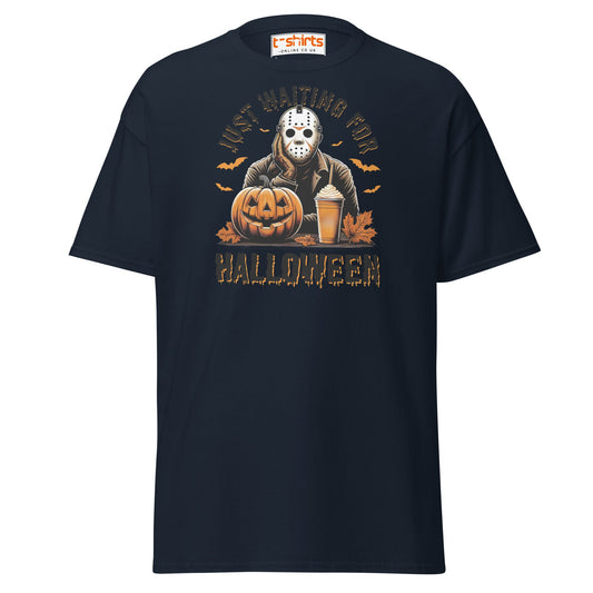 Jason Voorhees Halloween Coffee T-Shirt - Navy - T-Shirts Online