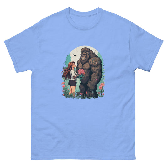 Just a Girl & Her Gorilla | Adult T-Shirt - Carolina Blue - T-Shirts Online