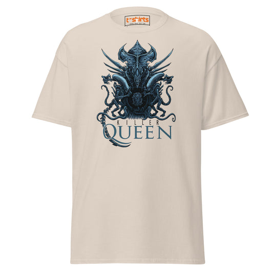 Killer Queen T-Shirt – Sci - Fi Alien Inspired Tee - Natural - T-Shirts Online