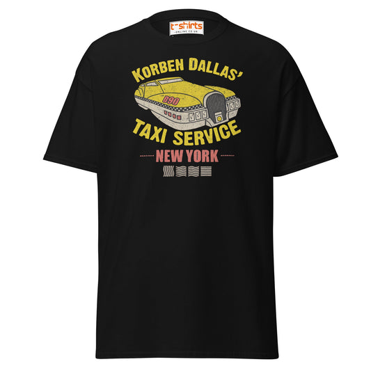 Korben Dallas Taxi Service T-Shirt - Black - T-Shirts Online