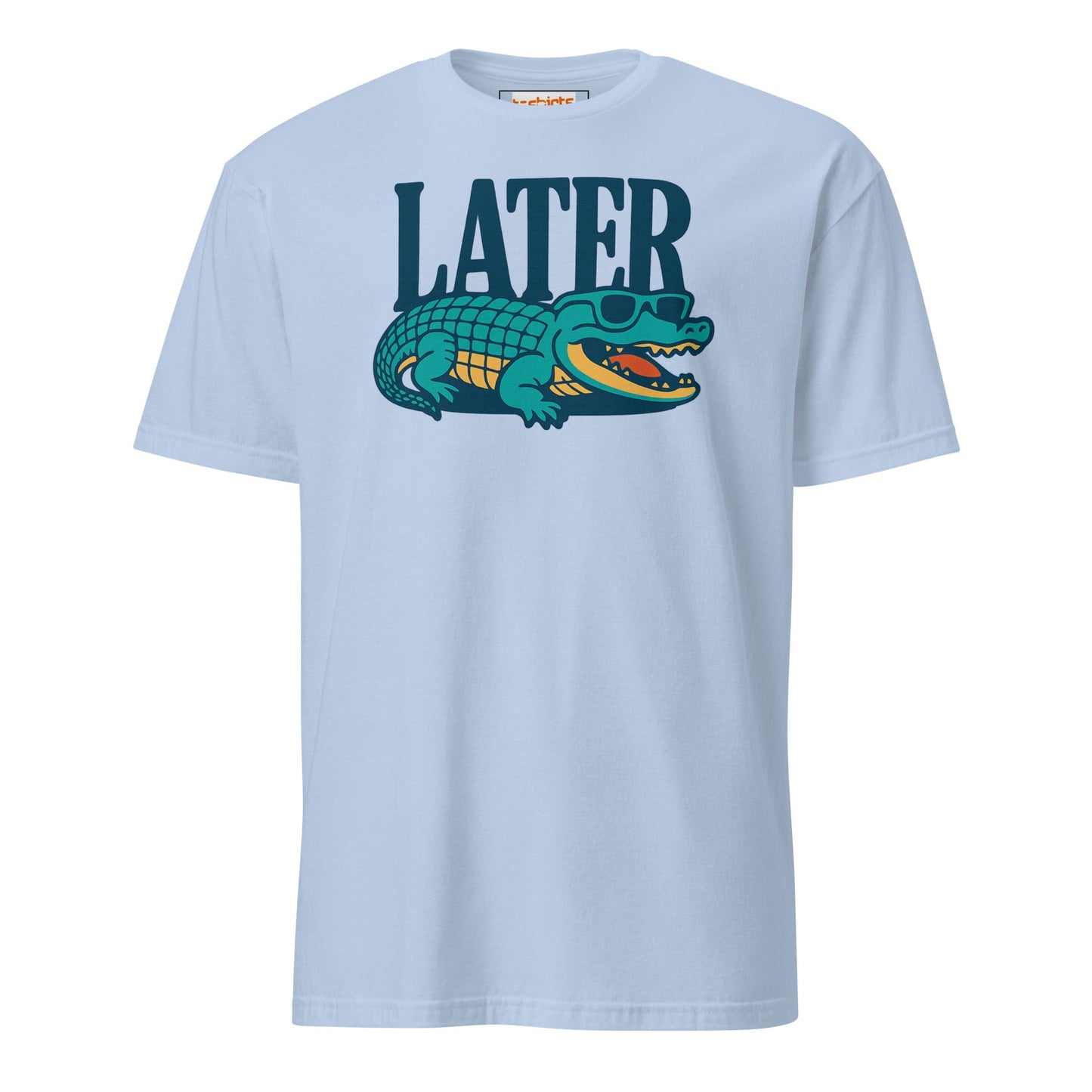Later Alligator T-Shirt - Light Blue - T-Shirts Online