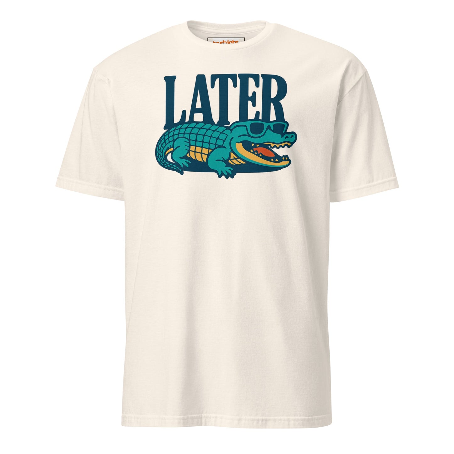 Later Alligator T-Shirt - Natural - T-Shirts Online