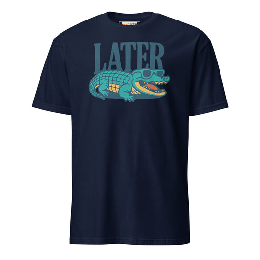 Later Alligator T-Shirt - Navy - T-Shirts Online