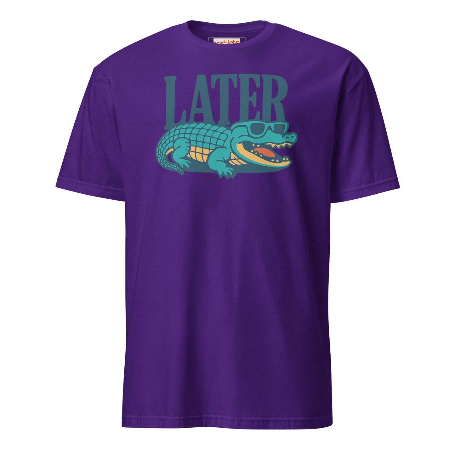 Later Alligator T-Shirt - Purple - T-Shirts Online