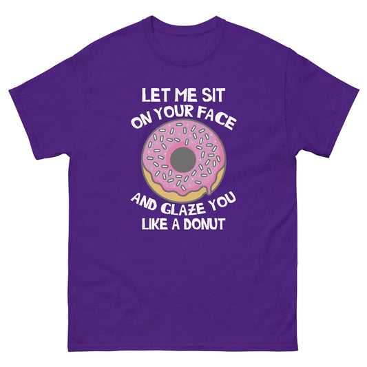 Let Me Sit on Your Face | 18+ Adult T Shirt - Purple - T-Shirts Online