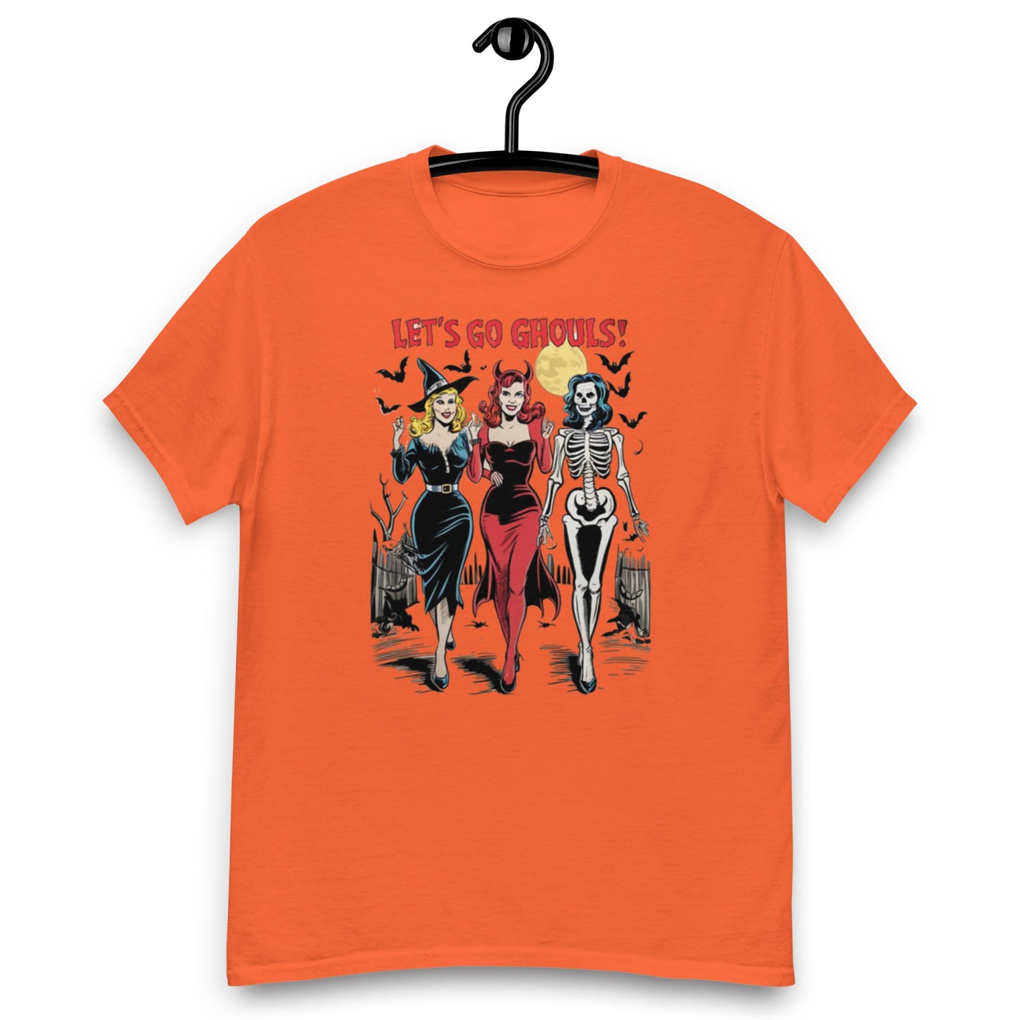 Let's Go Ghouls | Halloween | Unisex classic tee - Orange - T-Shirts Online