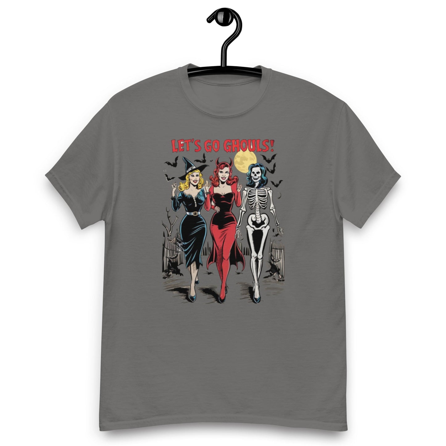 Let's Go Ghouls | Halloween | Unisex classic tee - Charcoal - T-Shirts Online