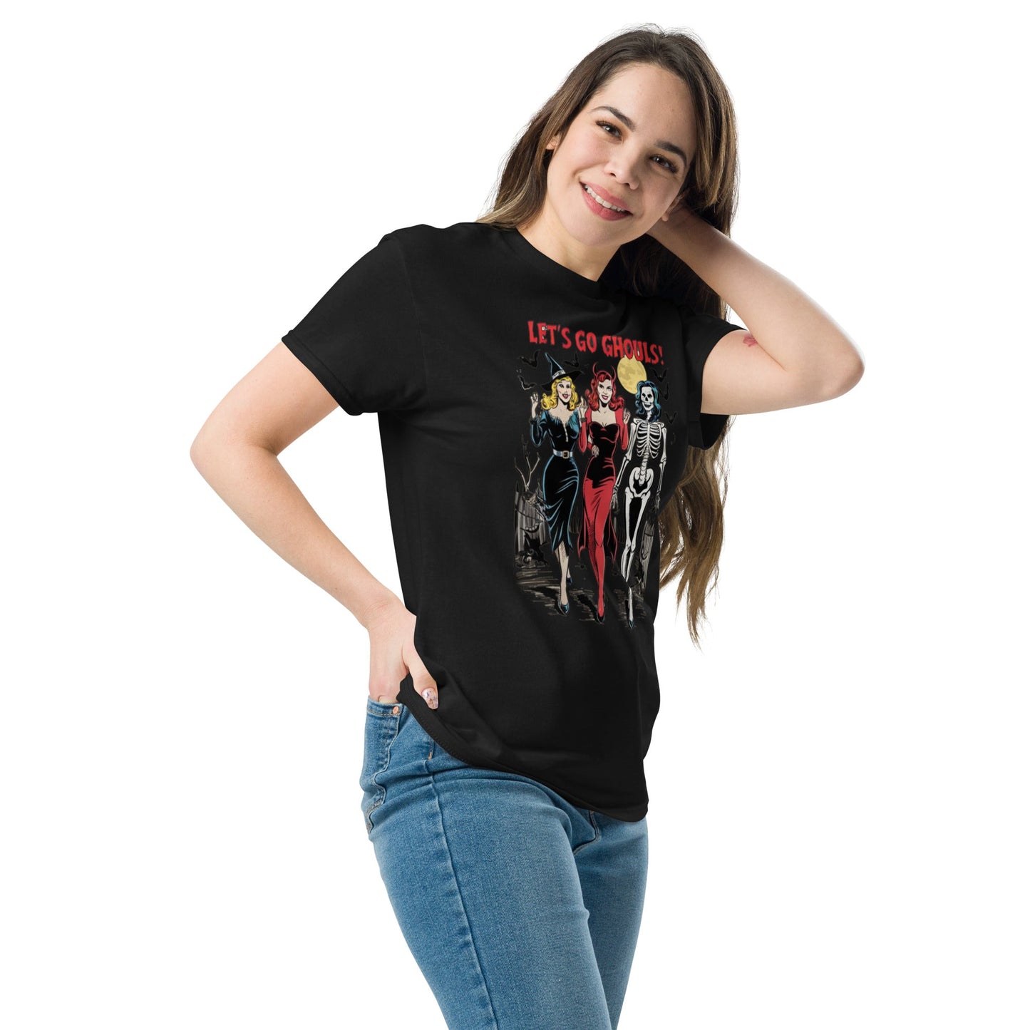 Let's Go Ghouls | Halloween | Unisex classic tee - White - T-Shirts Online