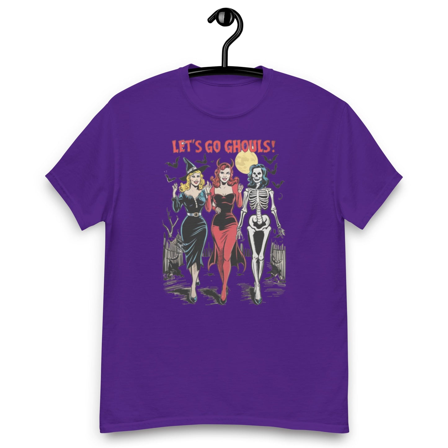 Let's Go Ghouls | Halloween | Unisex classic tee - Purple - T-Shirts Online