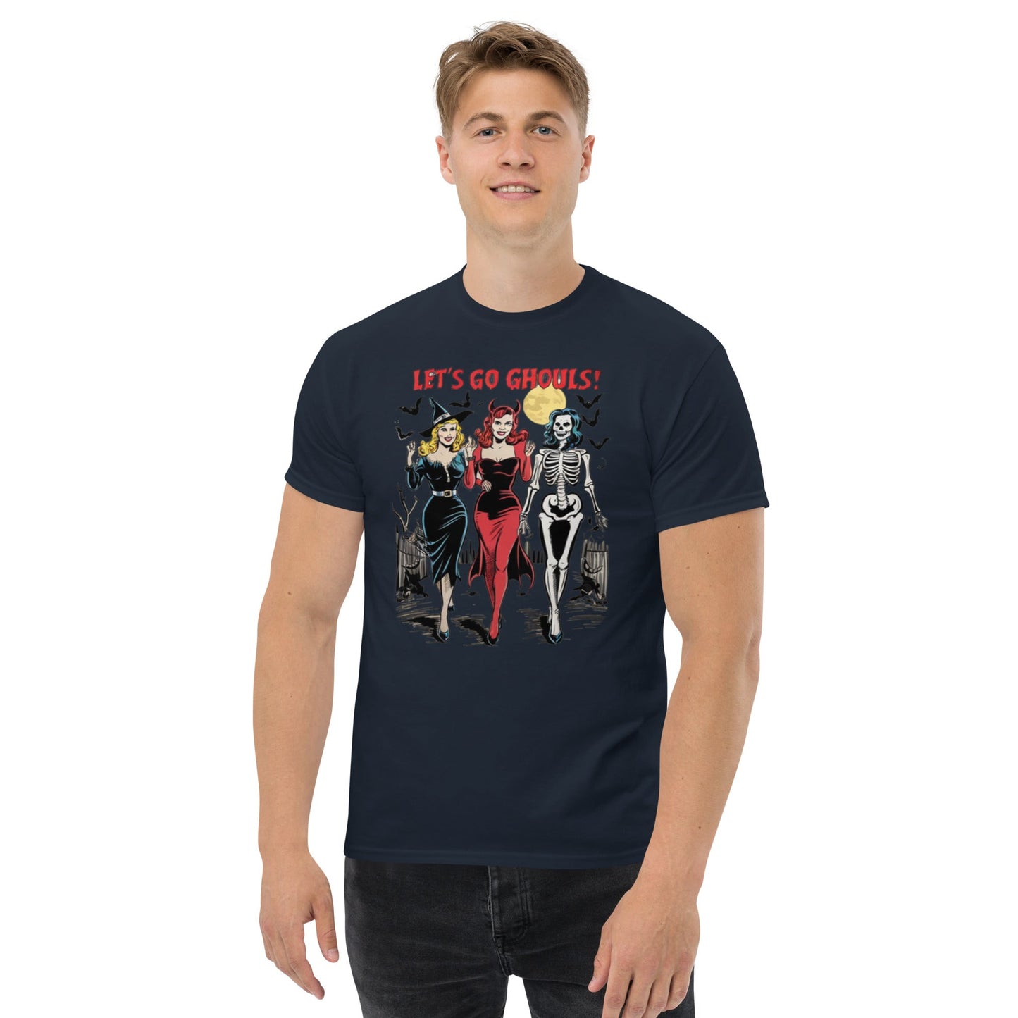 Let's Go Ghouls | Halloween | Unisex classic tee - White - T-Shirts Online