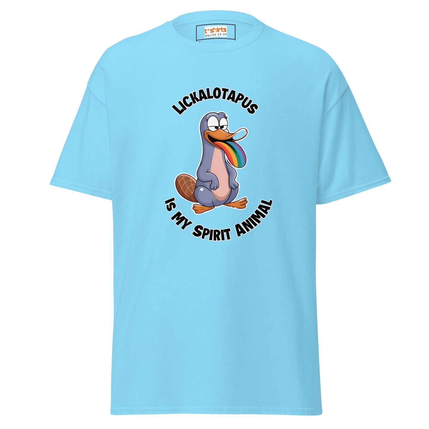 Lickalotapus | Risque T-Shirt - Sky - T-Shirts Online