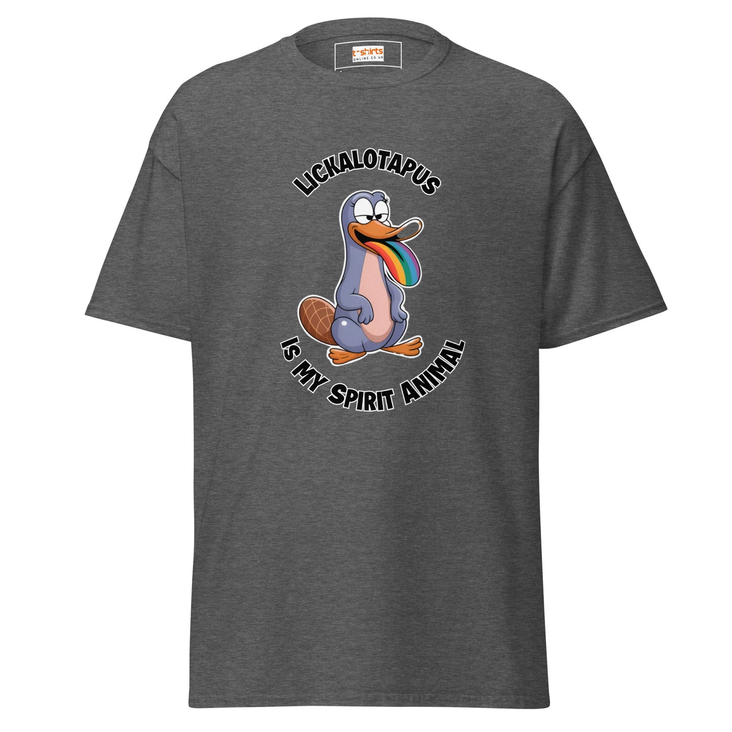 Lickalotapus | Risque T-Shirt - Dark Heather - T-Shirts Online