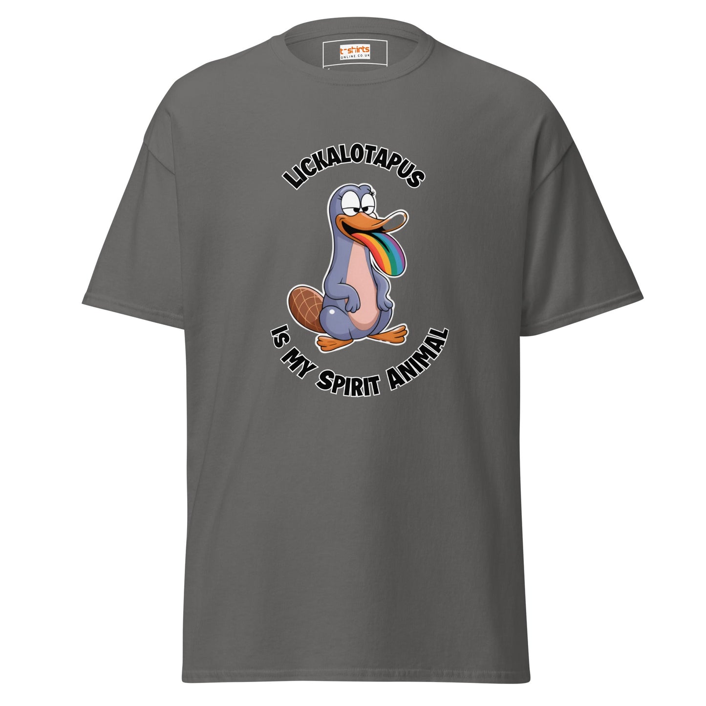 Lickalotapus | Risque T-Shirt - Charcoal - T-Shirts Online