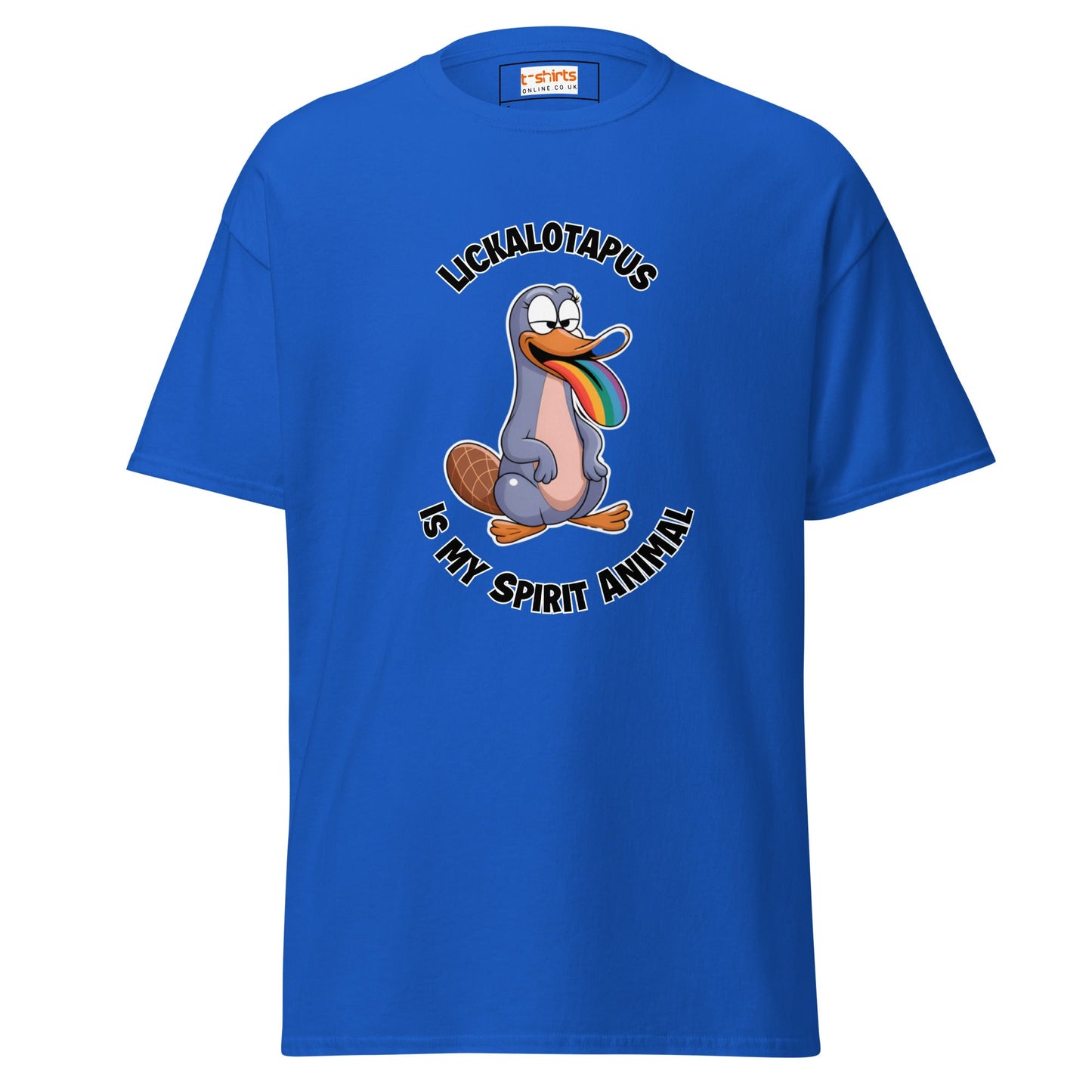 Lickalotapus | Risque T-Shirt - Royal - T-Shirts Online