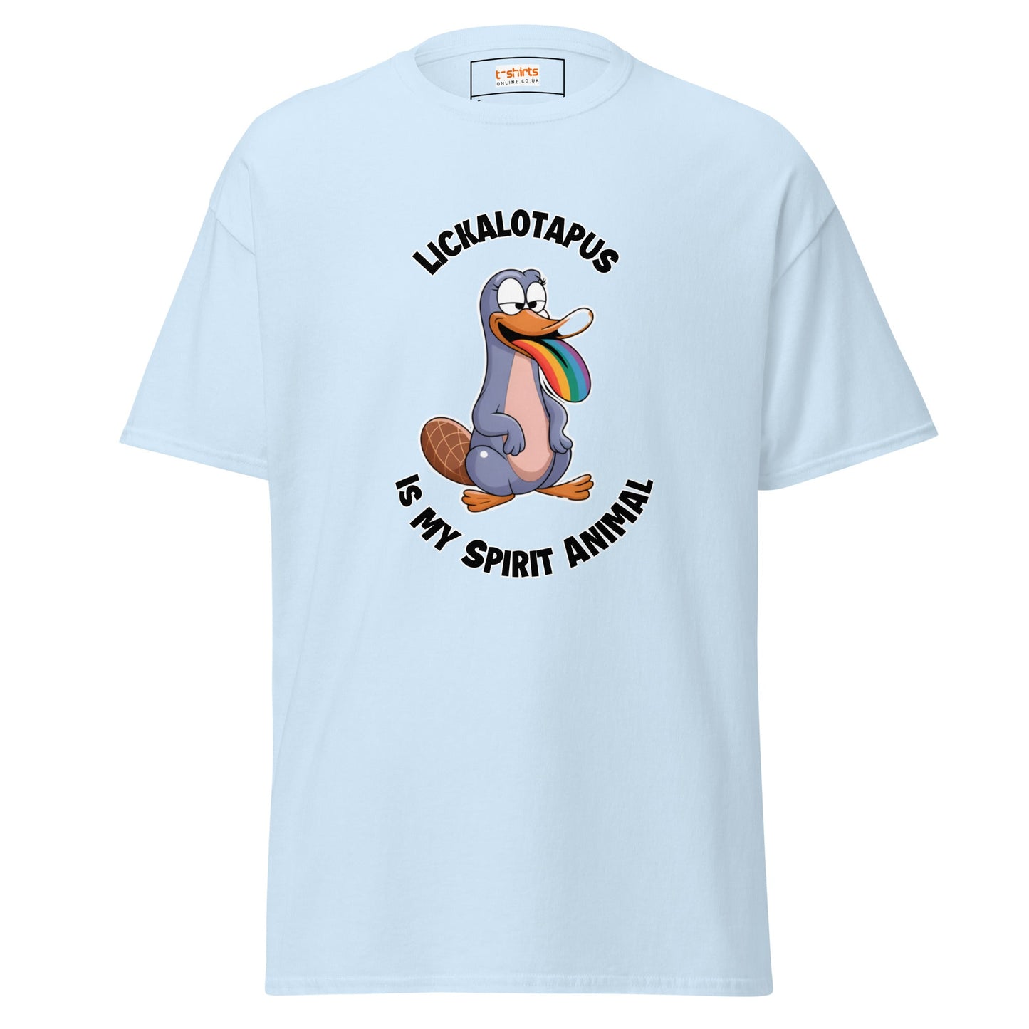 Lickalotapus | Risque T-Shirt - Light Blue - T-Shirts Online