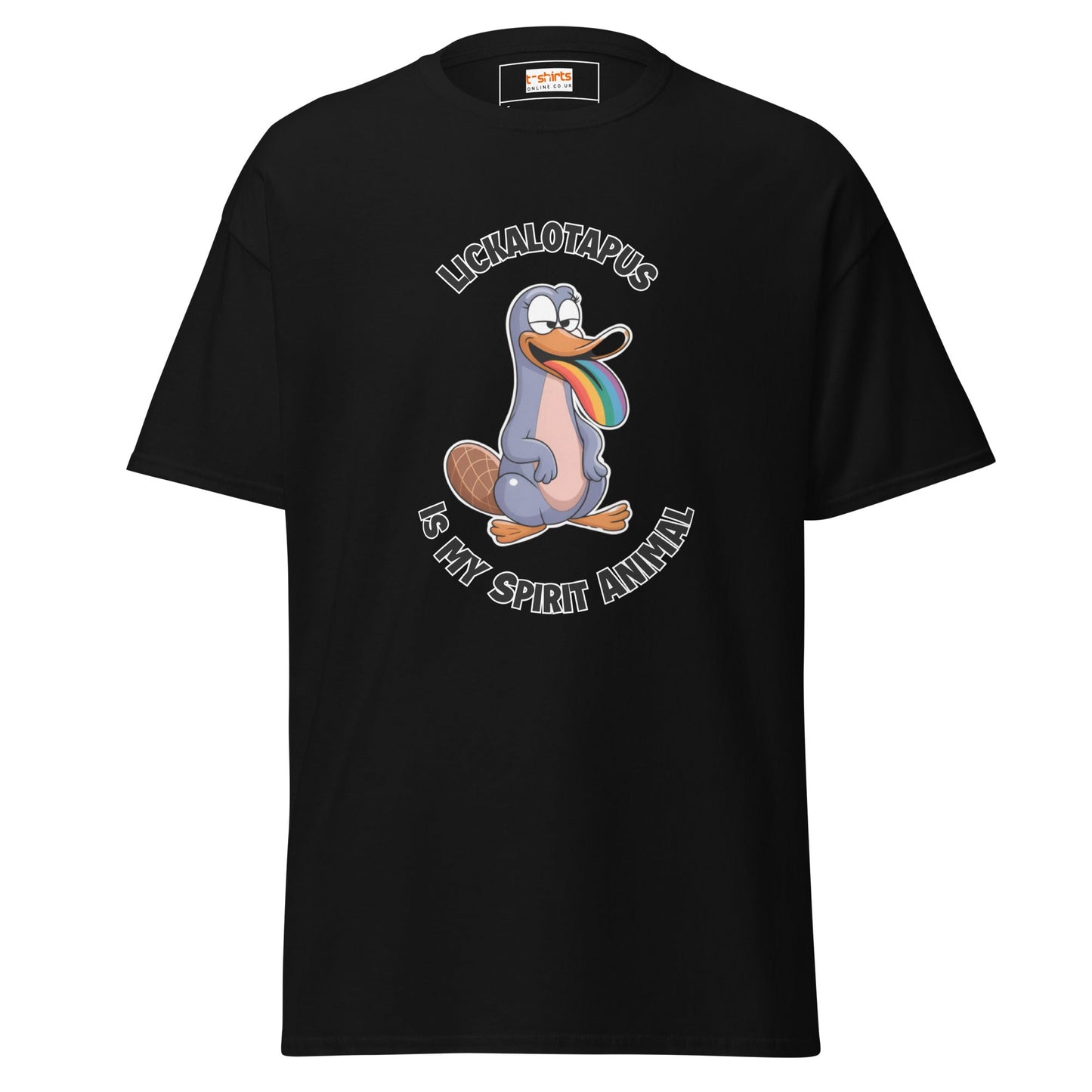 Lickalotapus | Risque T-Shirt - Black - T-Shirts Online