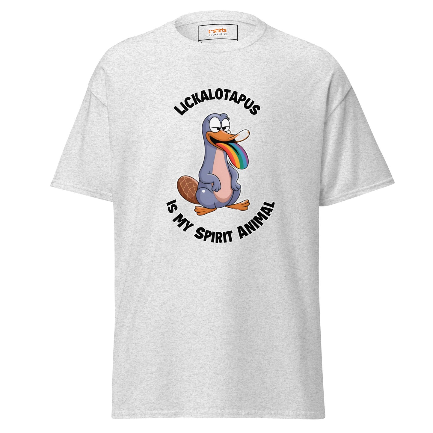 Lickalotapus | Risque T-Shirt - Ash - T-Shirts Online