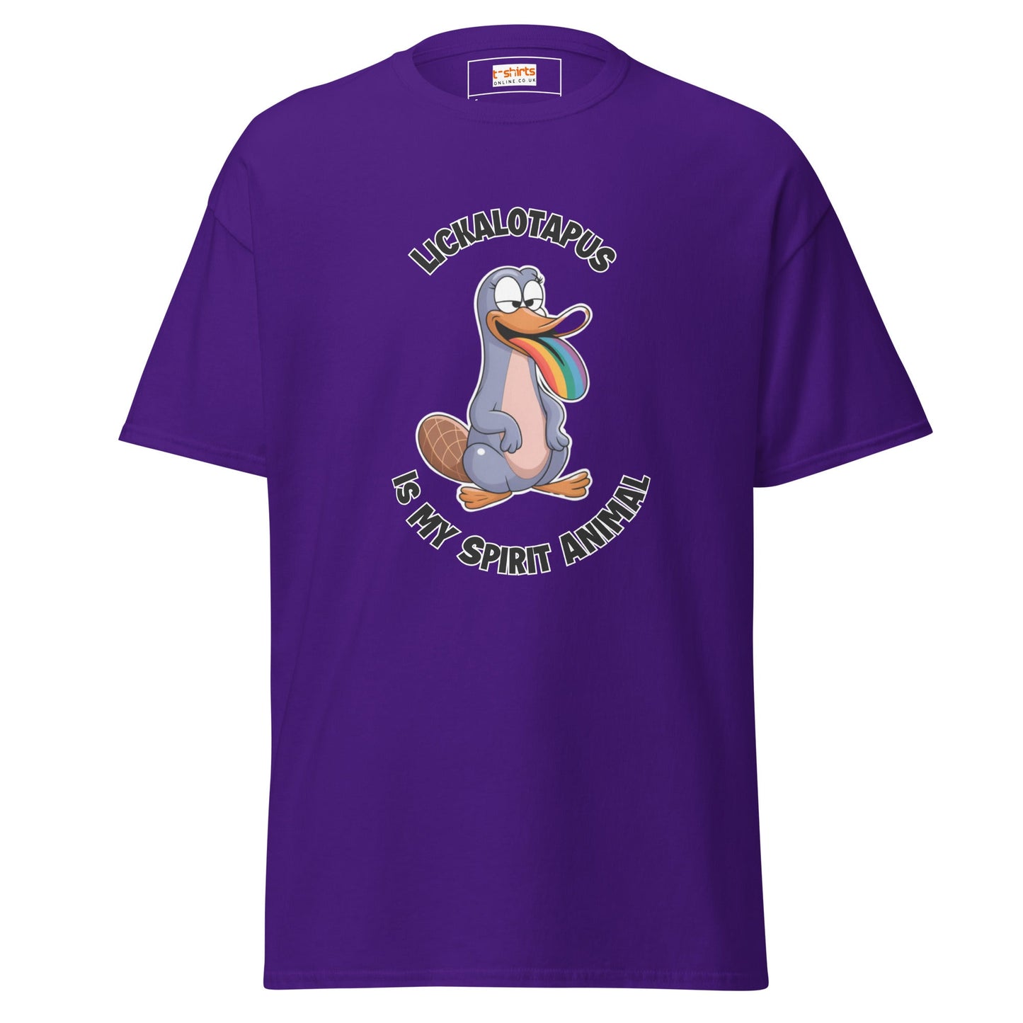 Lickalotapus | Risque T-Shirt - Purple - T-Shirts Online