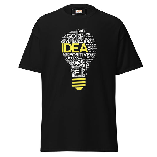 Lightbulb Moment | Motivating T-Shirt - Black - T-Shirts Online