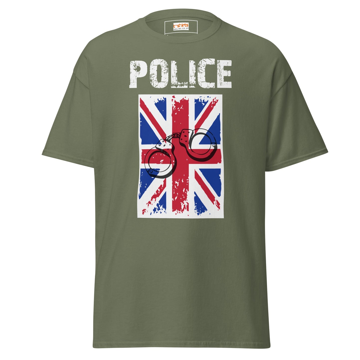London Police | Police T-Shirt - Military Green - T-Shirts Online