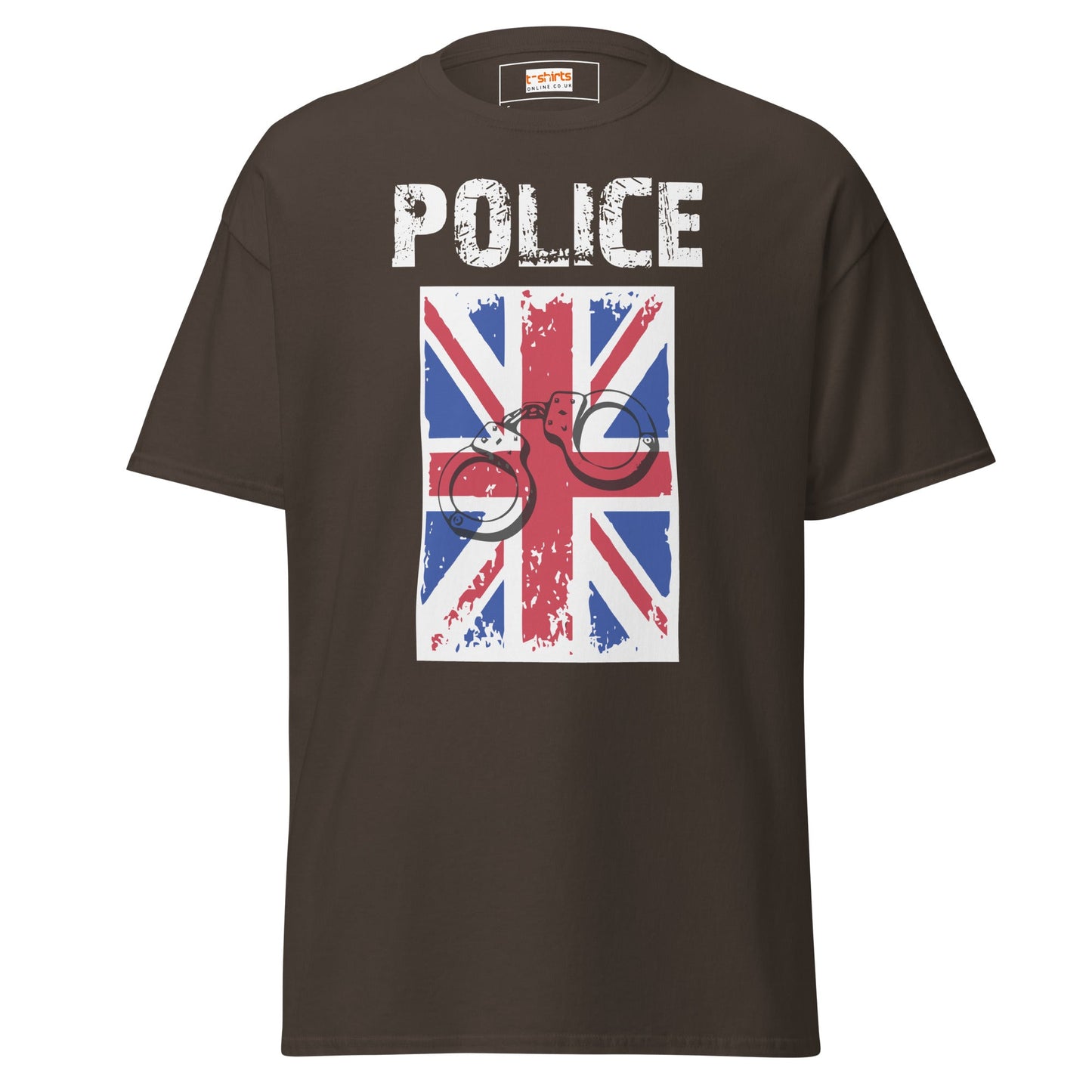 London Police | Police T-Shirt - Dark Chocolate - T-Shirts Online