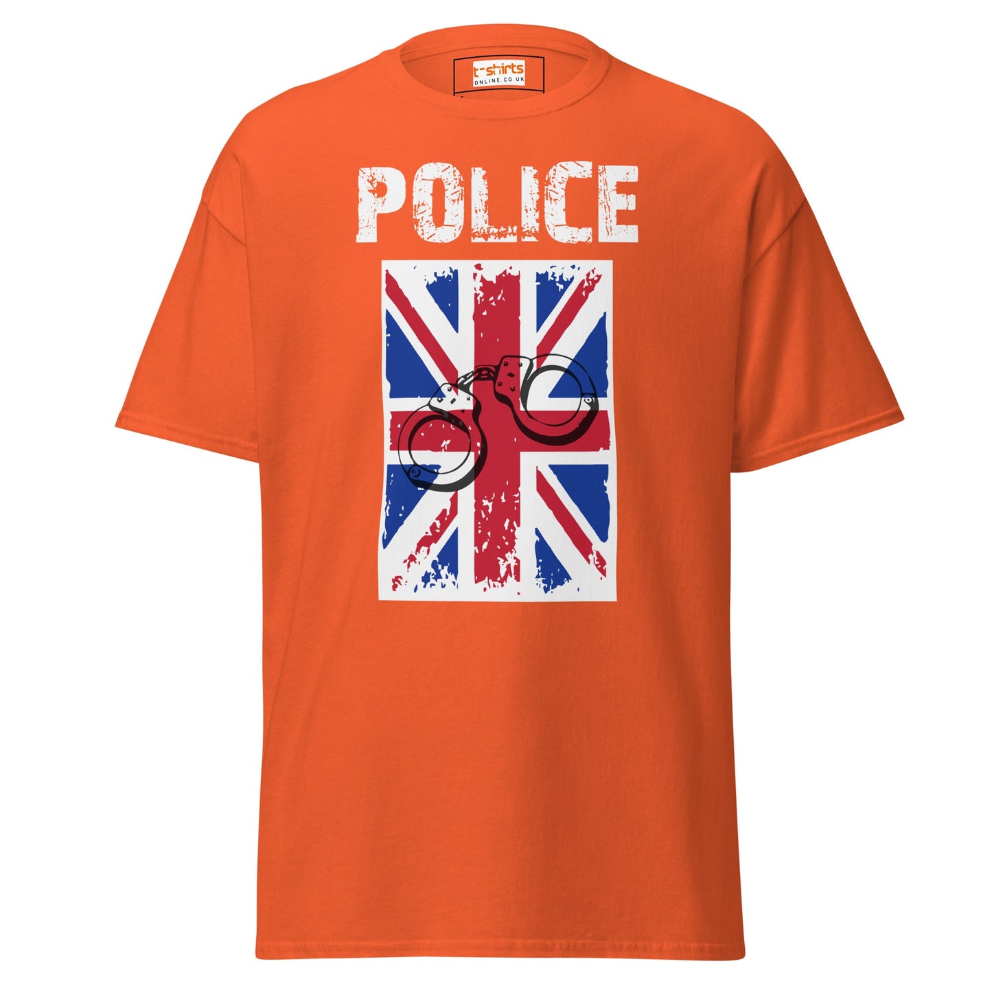 London Police | Police T-Shirt - Orange - T-Shirts Online
