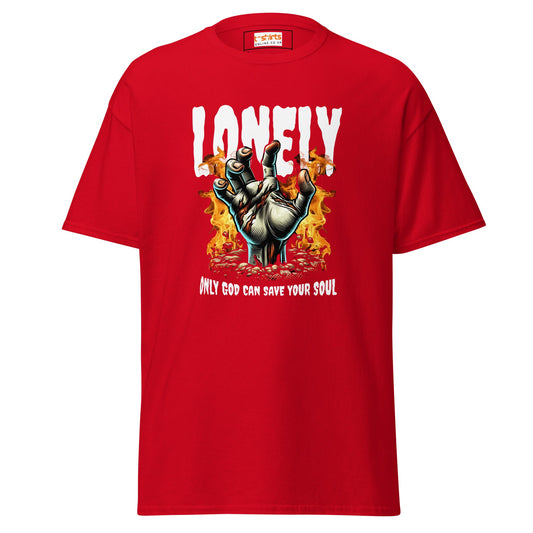 Lonely Zombie | Zombie T-Shirt - Red - T-Shirts Online