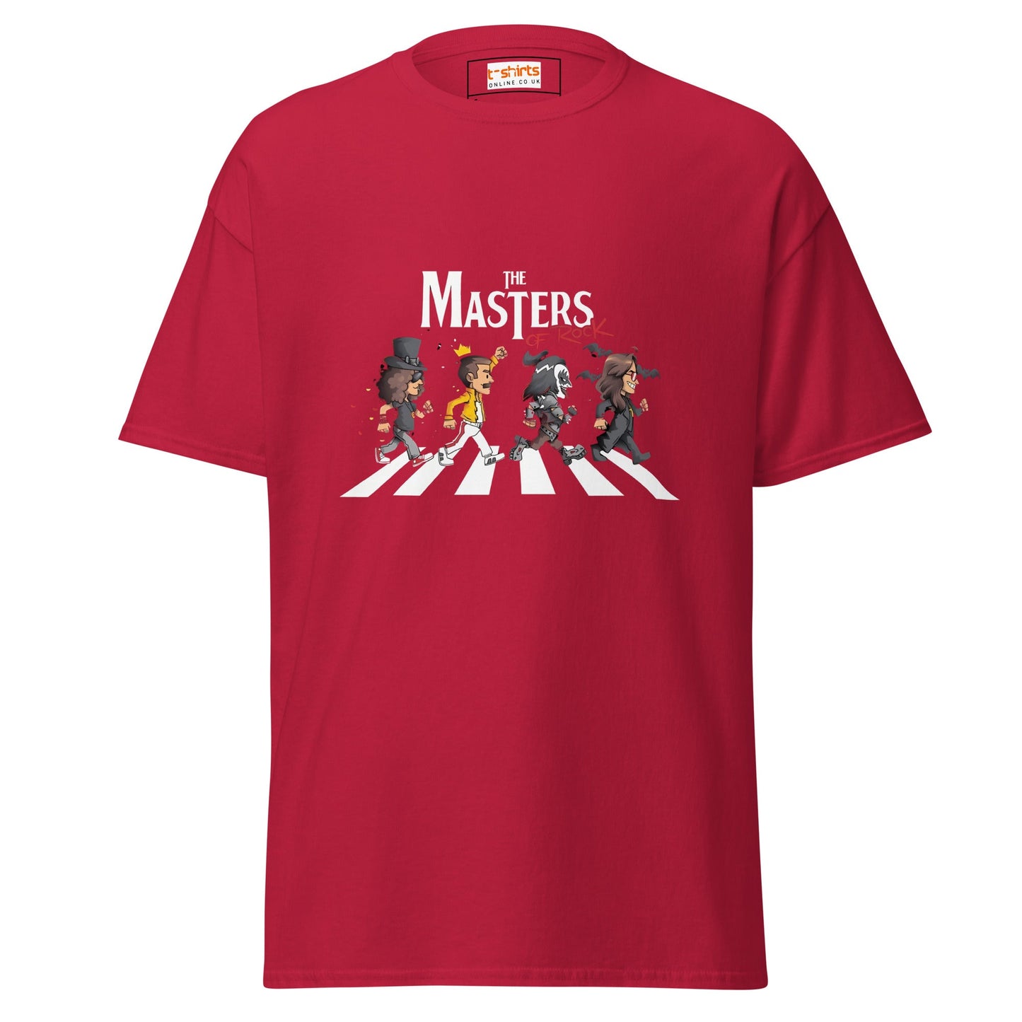 Masters of Rock | Music T-Shirt - Cardinal - T-Shirts Online