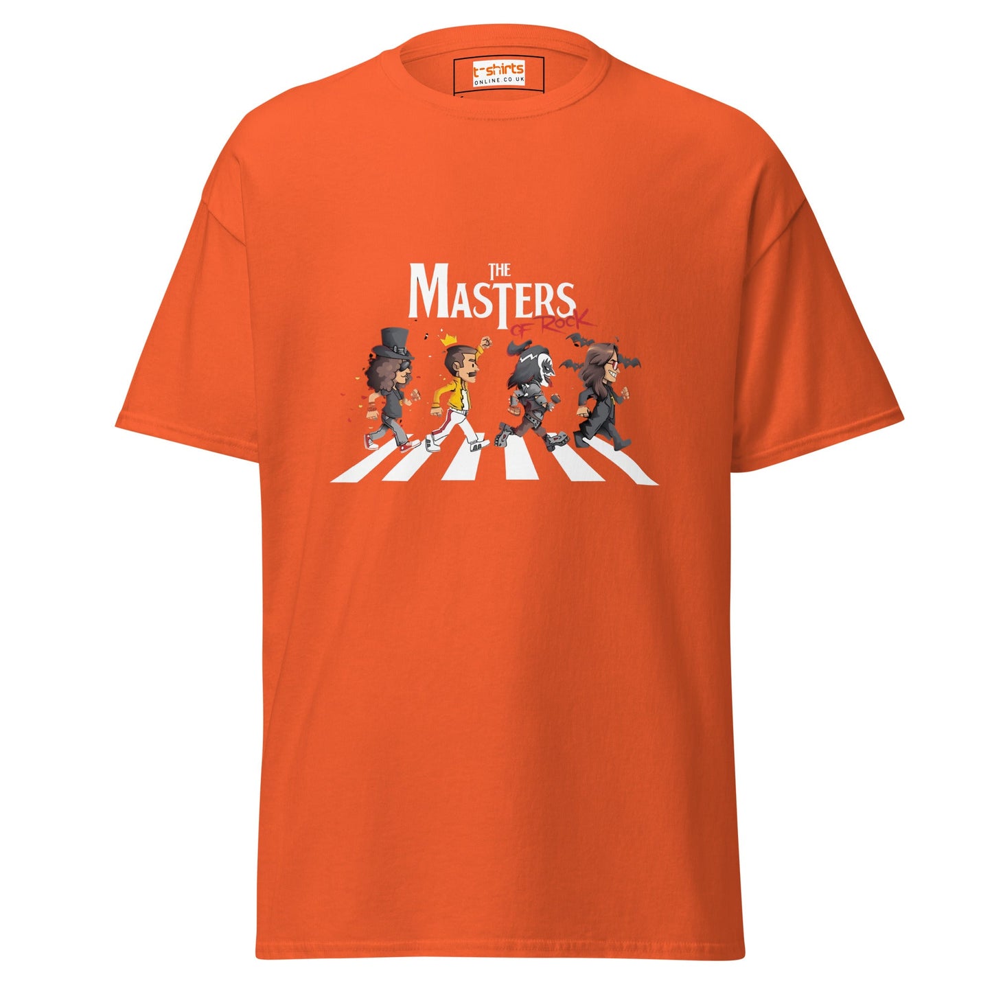 Masters of Rock | Music T-Shirt - Orange - T-Shirts Online