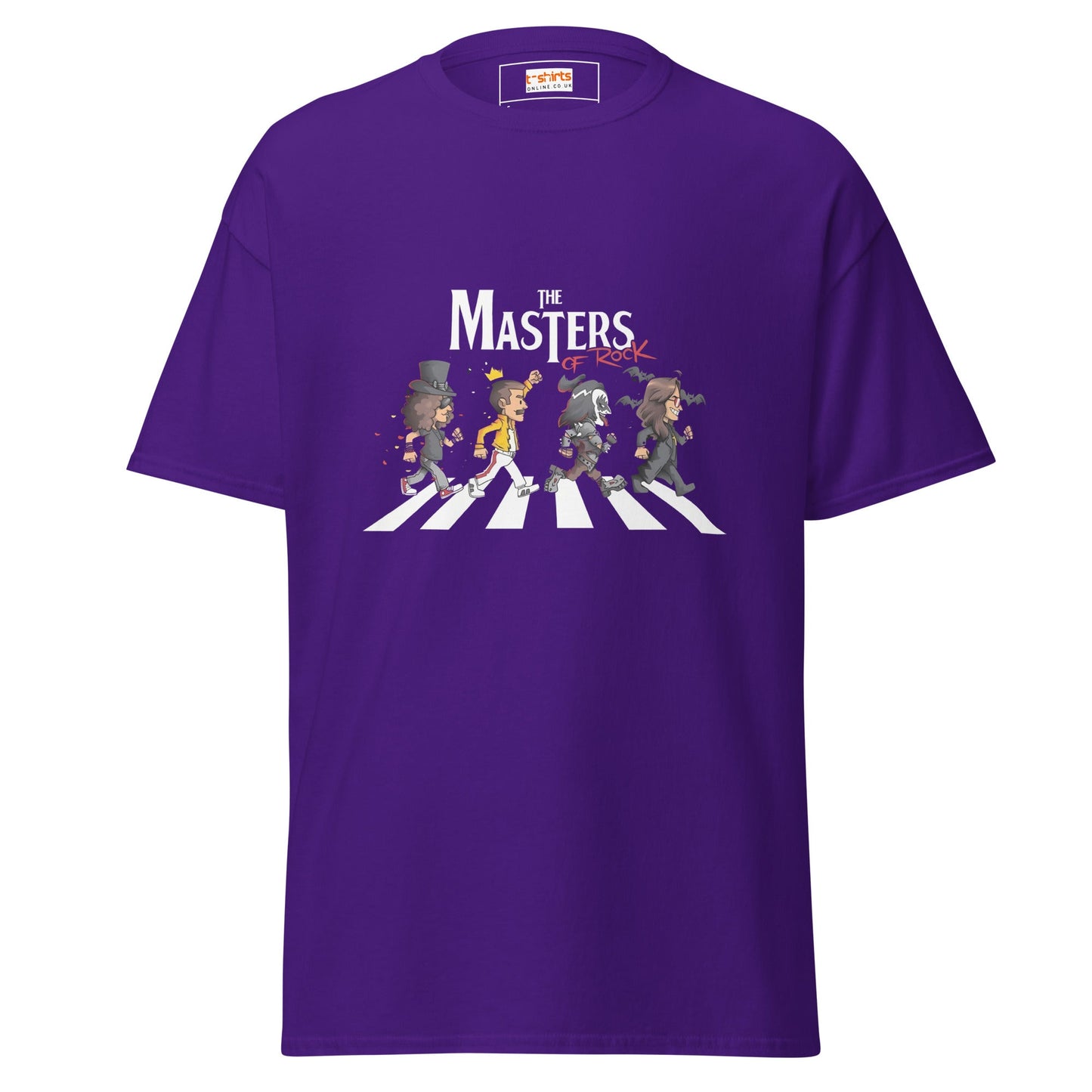 Masters of Rock | Music T-Shirt - Purple - T-Shirts Online