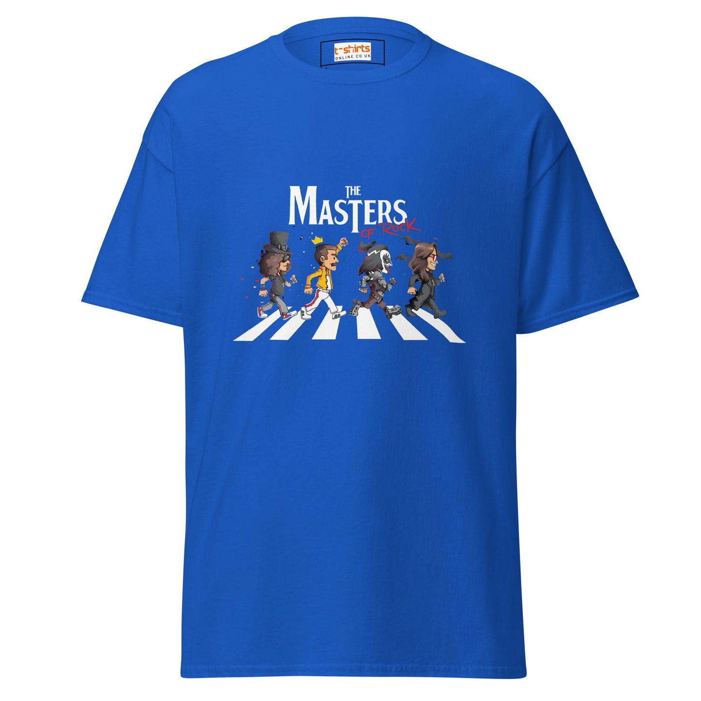Masters of Rock | Music T-Shirt - Royal - T-Shirts Online