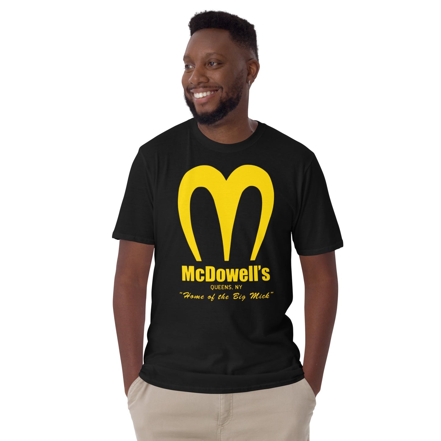 McDowell's T-Shirt | Coming to America Tee - Black - T-Shirts Online