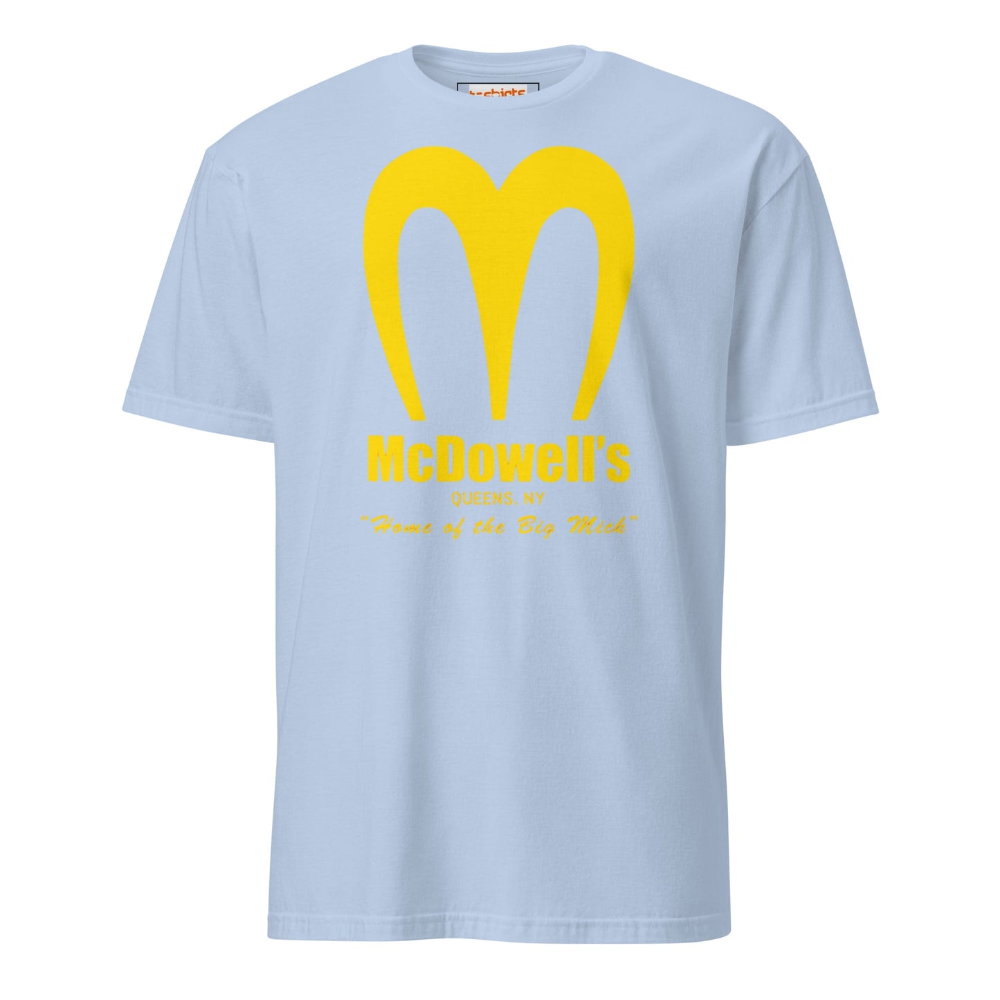 McDowell's T-Shirt | Coming to America Tee - Light Blue - T-Shirts Online