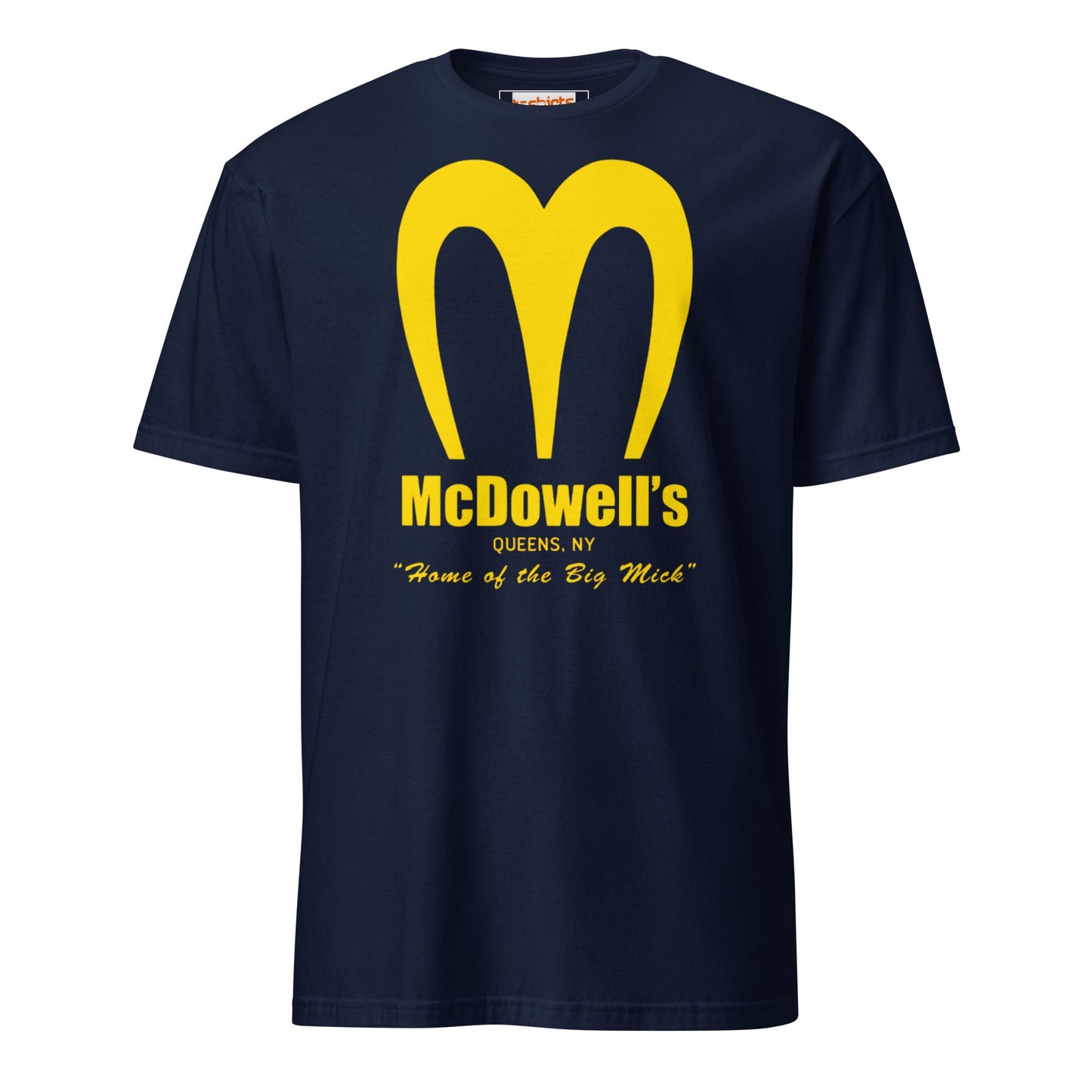 McDowell's T-Shirt | Coming to America Tee - Navy - T-Shirts Online