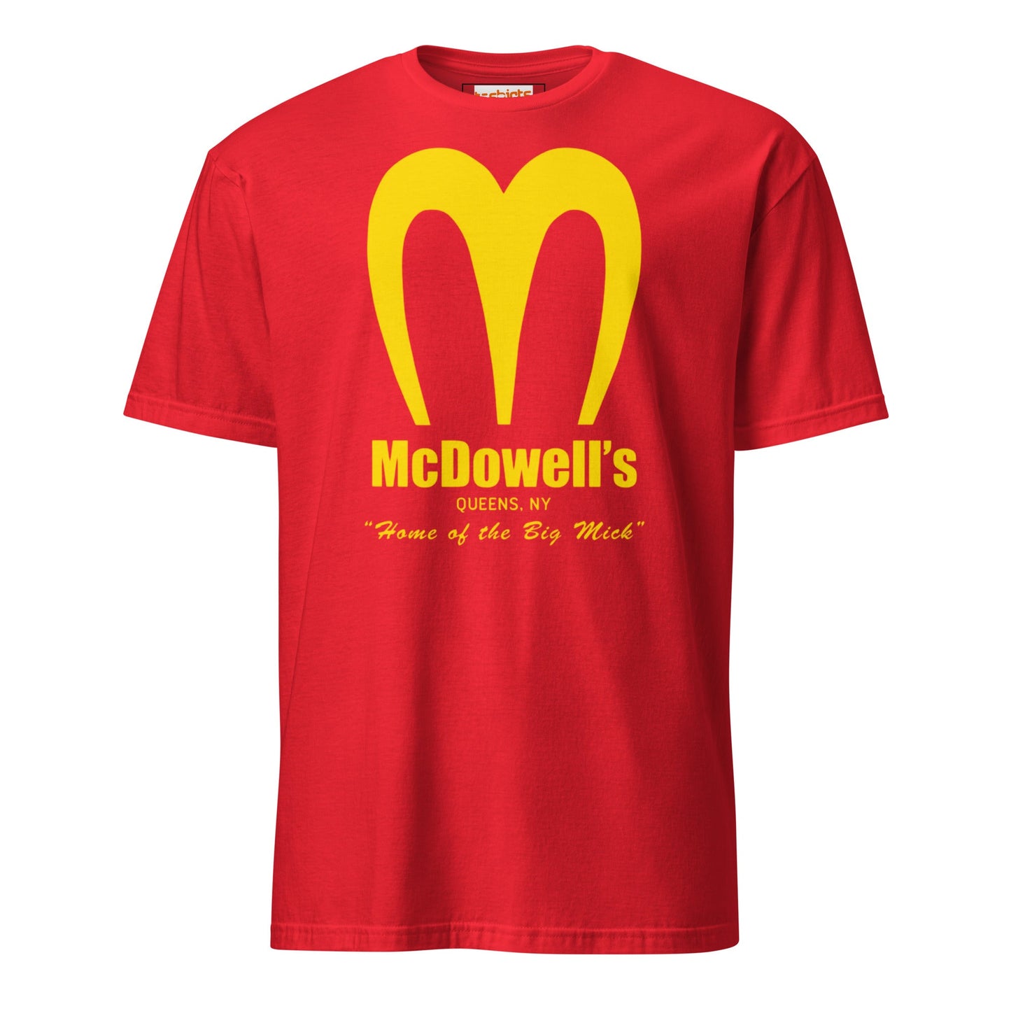 McDowell's T-Shirt | Coming to America Tee - Red - T-Shirts Online