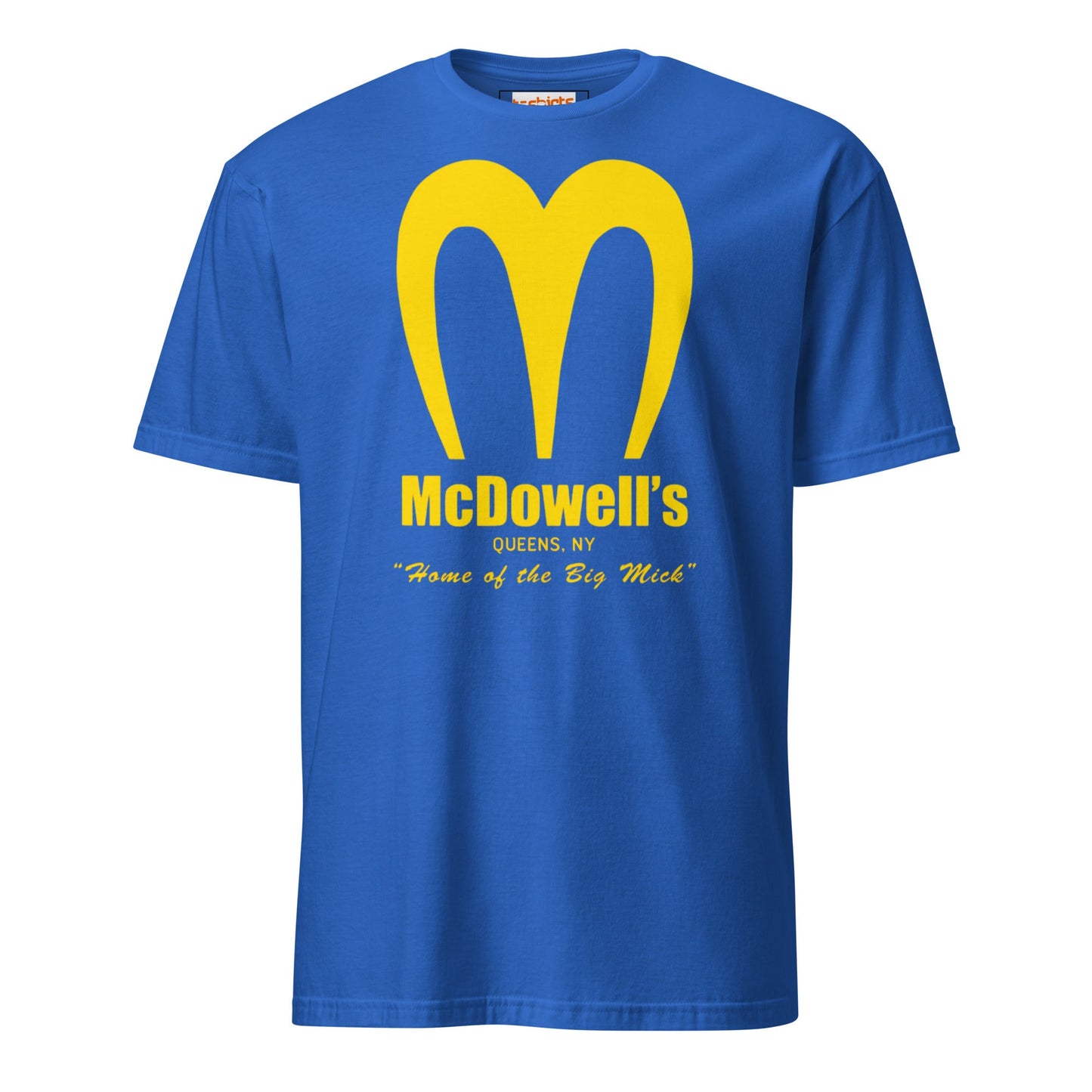 McDowell's T-Shirt | Coming to America Tee - Royal - T-Shirts Online