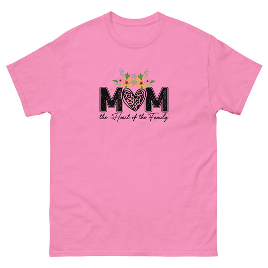 Mom the Heart | Mother's Day T-Shirt - Azalea - T-Shirts Online
