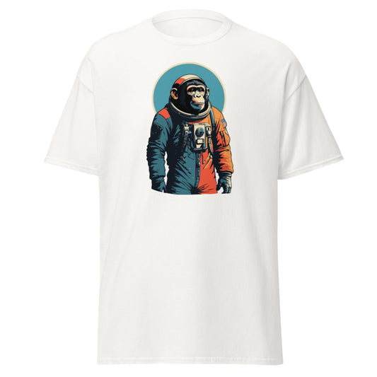 Monkey Astronaut | Space T-Shirt - White - T-Shirts Online