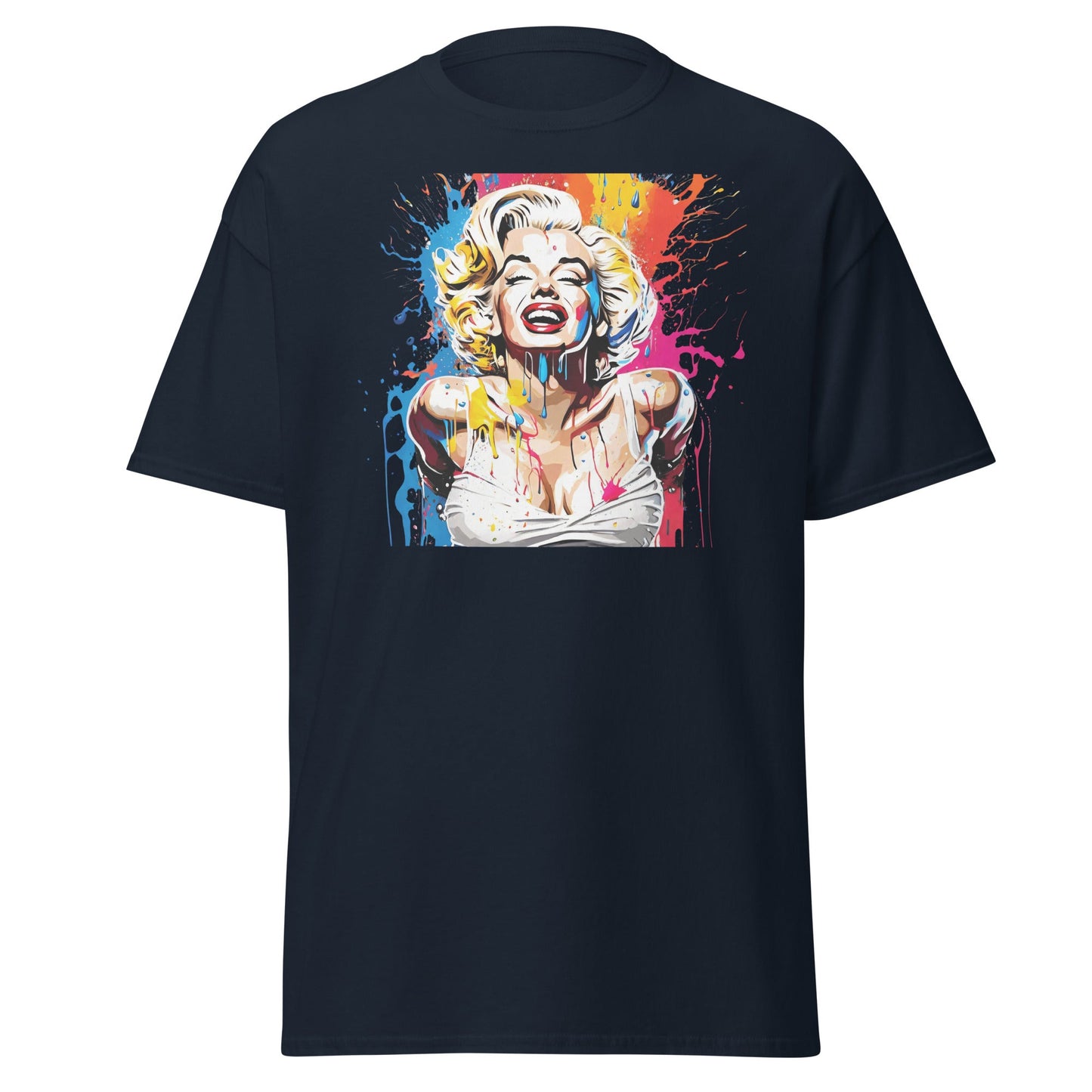 Monroe Splash | Unisex T-Shirt - Navy - T-Shirts Online