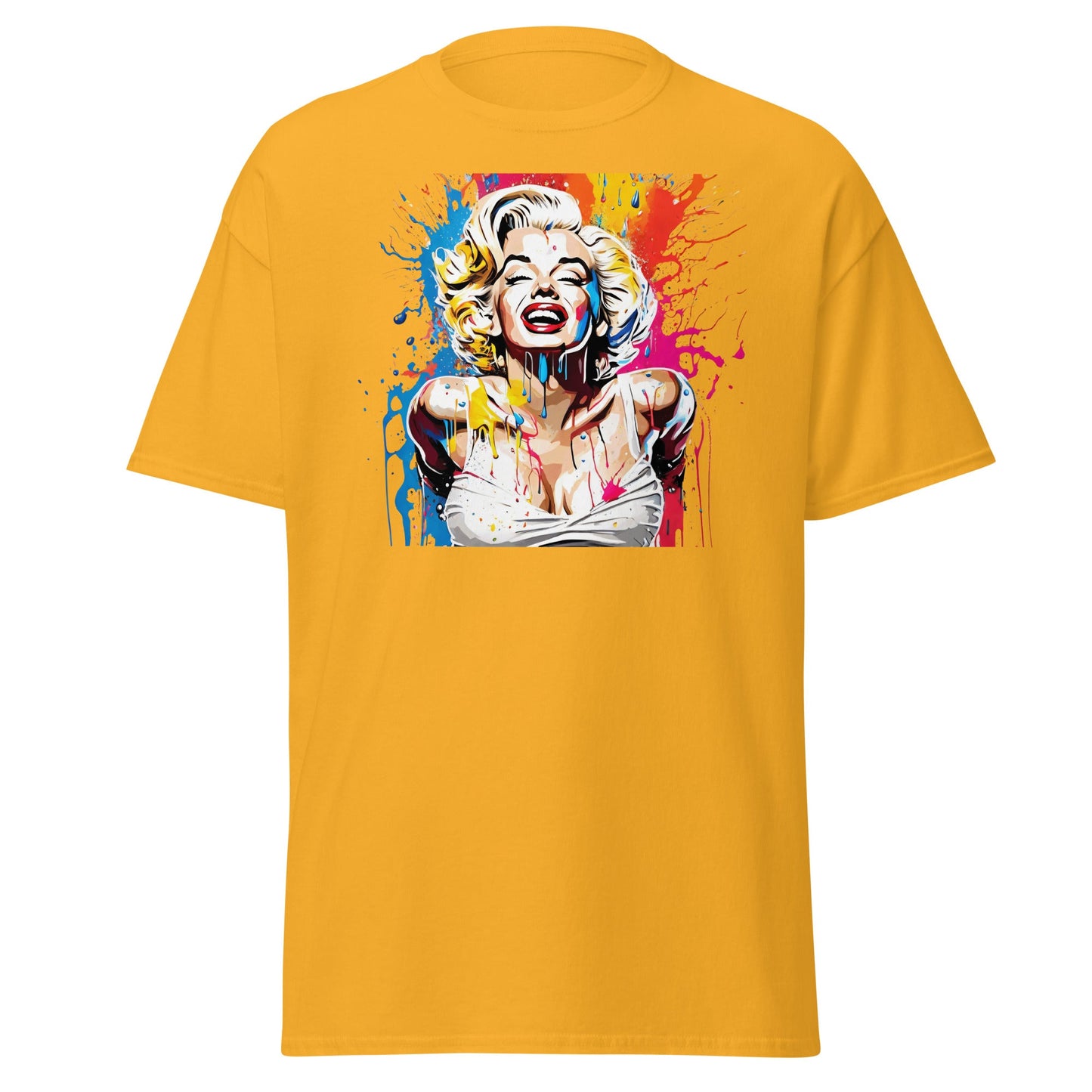 Monroe Splash | Unisex T-Shirt - Gold - T-Shirts Online