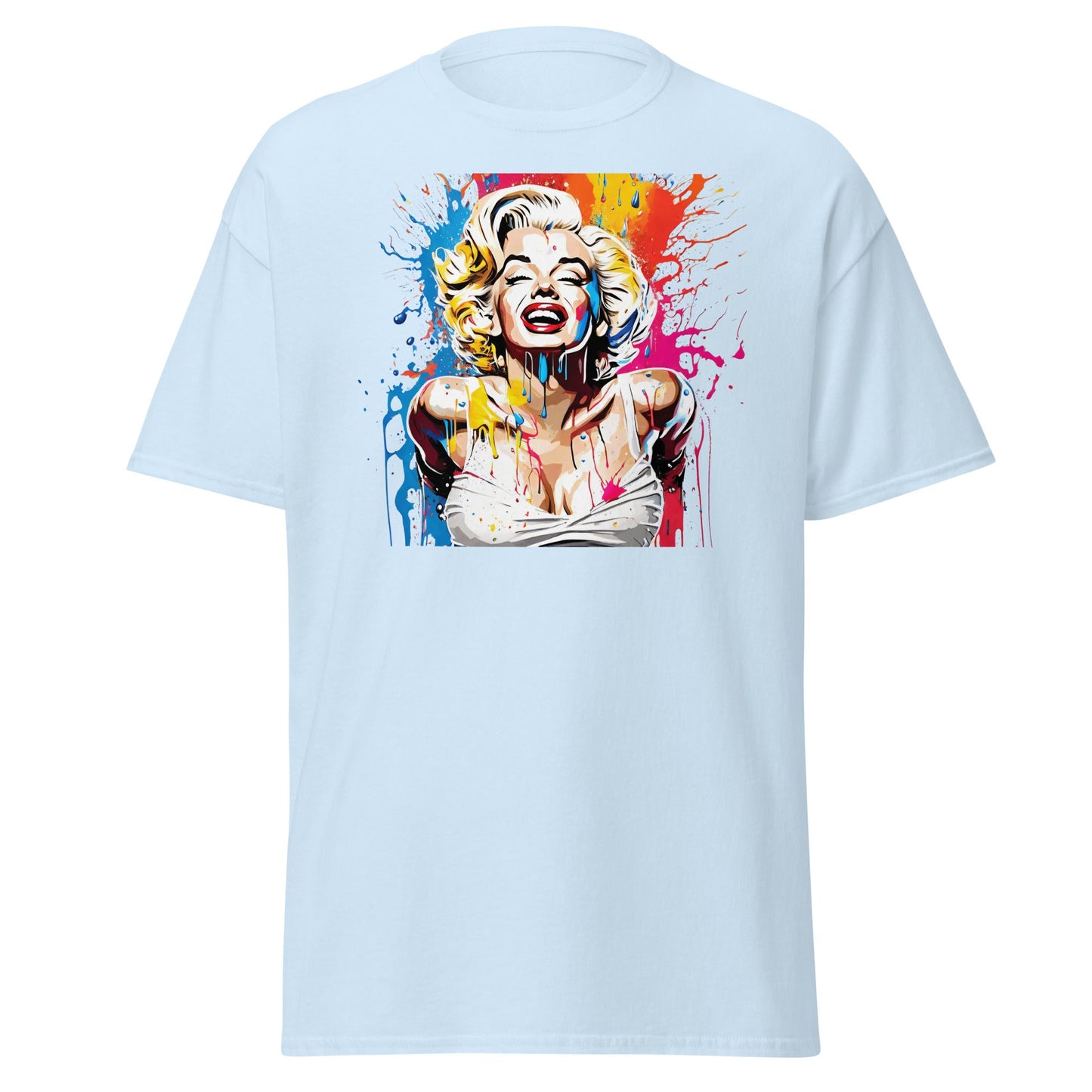 Monroe Splash | Unisex T-Shirt - Light Blue - T-Shirts Online