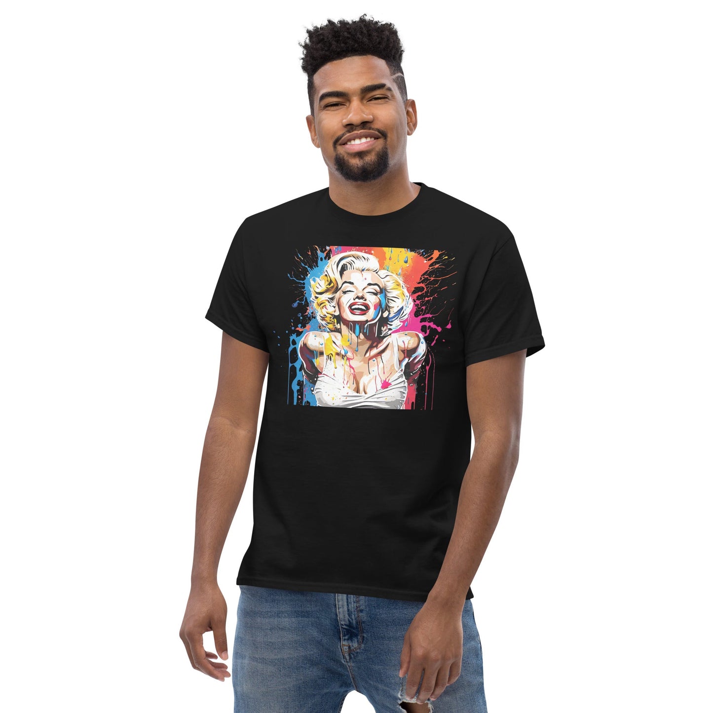 Monroe Splash | Unisex T-Shirt - Black - T-Shirts Online