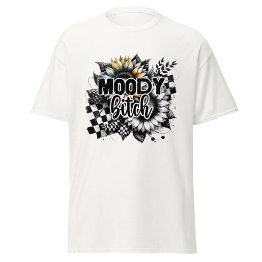 Moody Bitch | Adult T-Shirt - White - T-Shirts Online